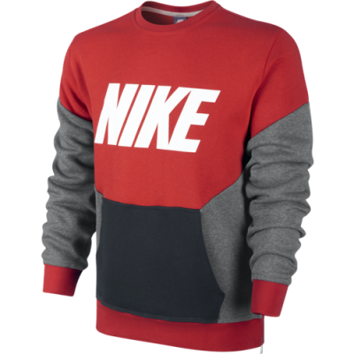 Толстовка мужская Nike 616342-600 Club Crew Color-Block